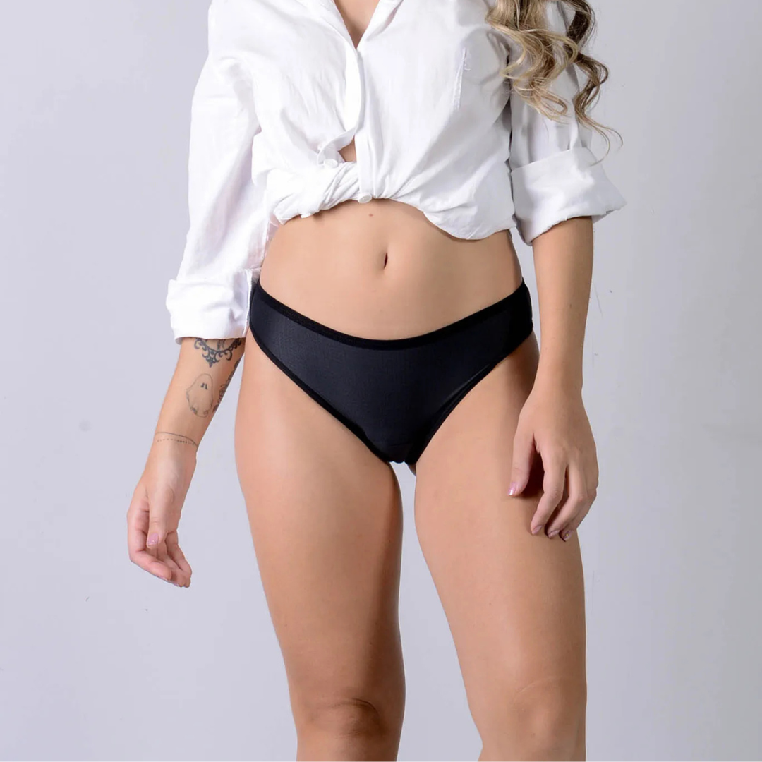 Calcinha Absorvente - Mimo / Preta