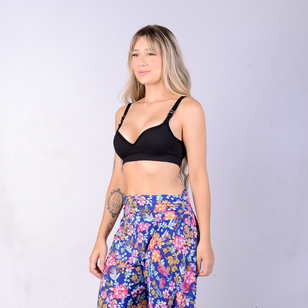 Sutiã de Amamentação Absorvente / Preto