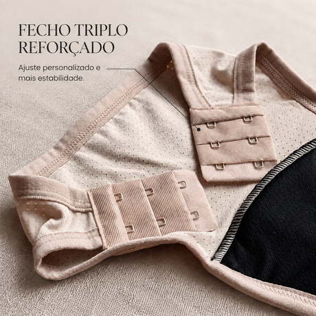 Calcinha Absorvente com Ajuste Lateral Bege