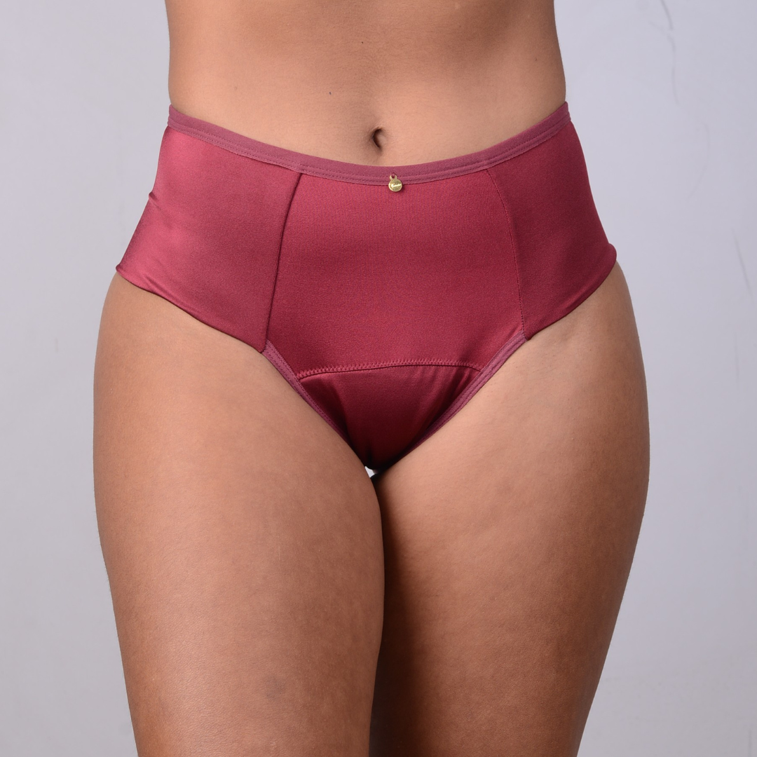 CALCINHA ABSORVENTE VERMELHA - more mio