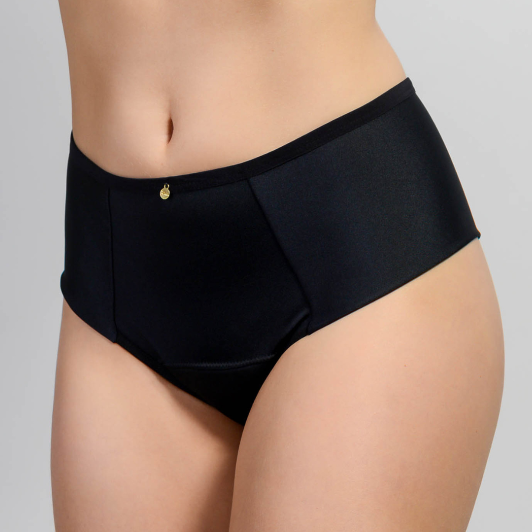 CALCINHA ABSORVENTE Preta - more mio