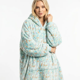 Sleepy Cobertor Vestível Oversized com Capuz Verde