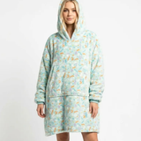 Sleepy Cobertor Vestível Oversized com Capuz Verde