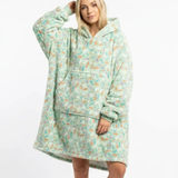 Sleepy Cobertor Vestível Oversized com Capuz Verde