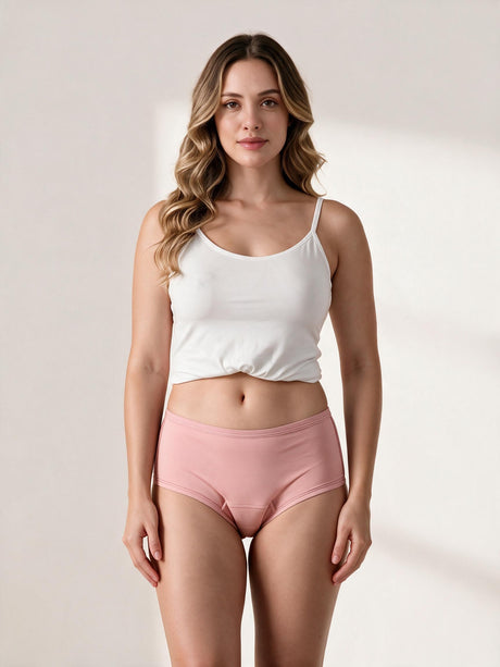 Calcinha Absorvente Hot Pants Noturna Romance Charmelle - vista frontal