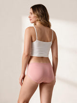 Calcinha Absorvente Hot Pants Noturna Romance Charmelle - traseira em três quartos