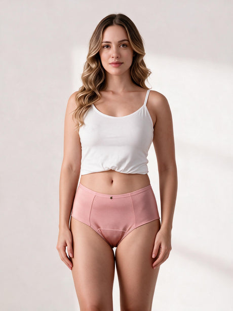 Calcinha Absorvente Hot Pants Romance Charmelle - vista frontal em três quartos